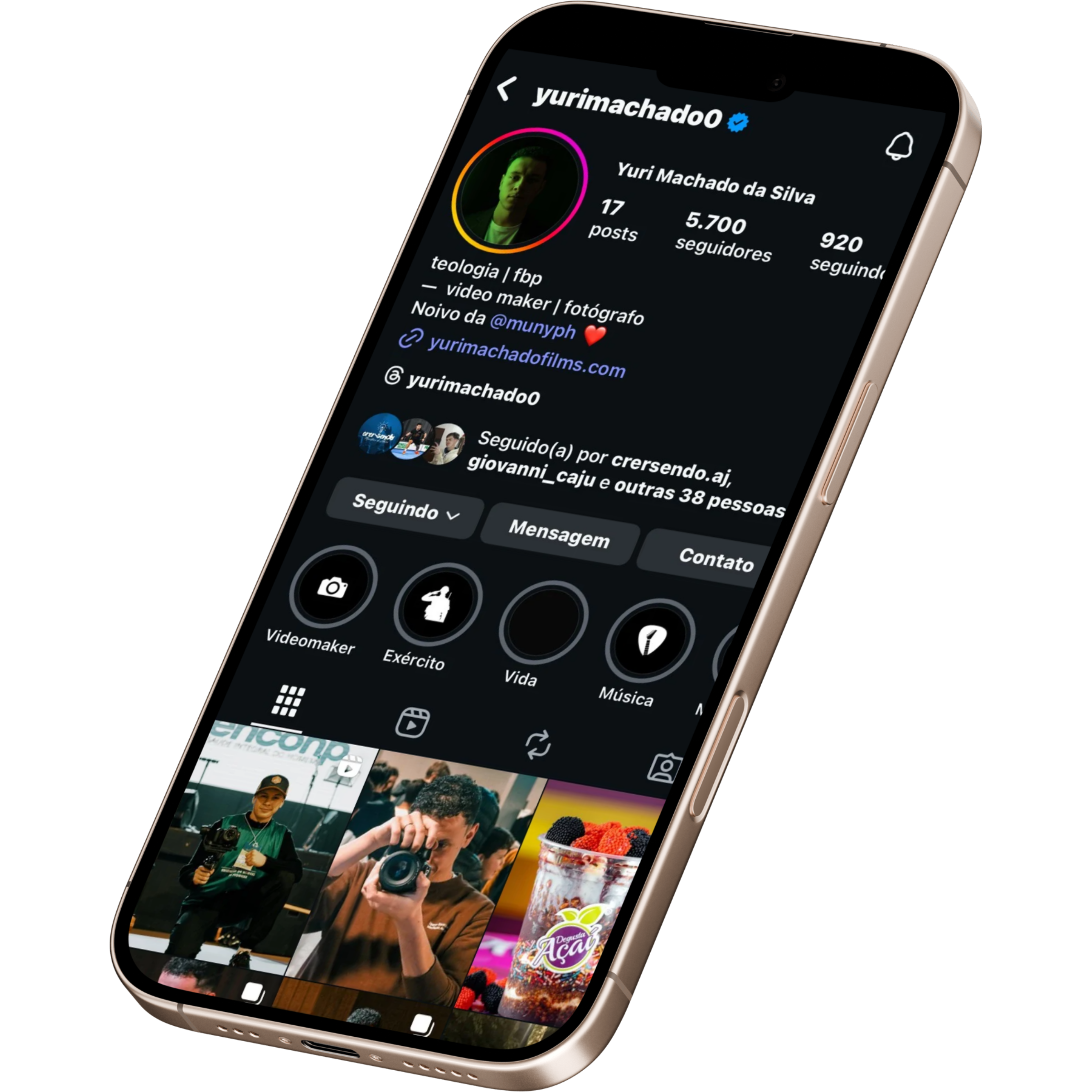 Celular Instagram